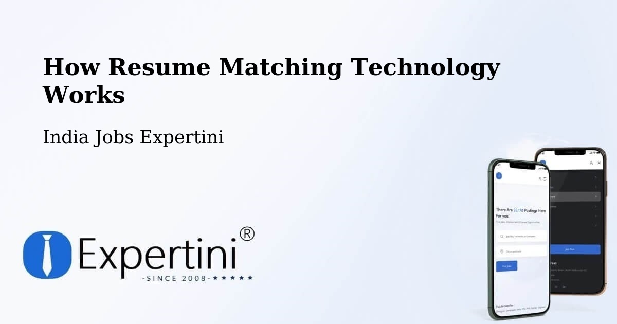 How Resume Matching Technology Works - India Jobs Expertini